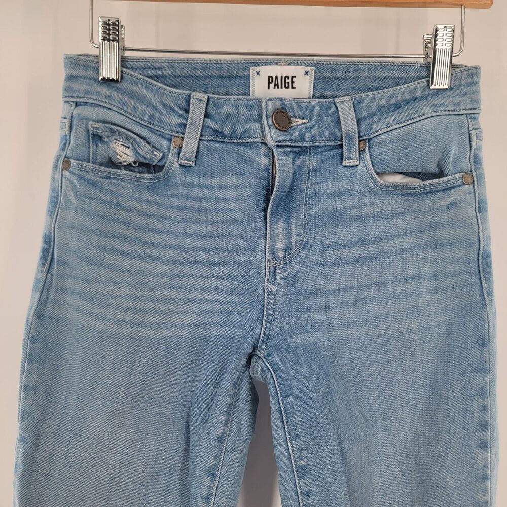 Paige Jeans Skyline Ankle Peg Size 26 Distressed - Picture 3 of 9